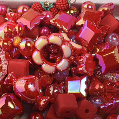 Acrylic loose beads DIY mobile phone chain bag chain beading accessories material