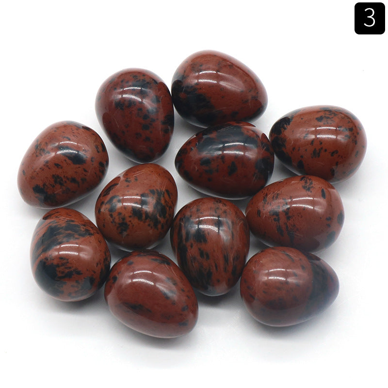 The Genesis Collection: 20mm Mini Natural Crystal & Agate Eggs | Spiritual Home Decor & Easter Energy Gifts