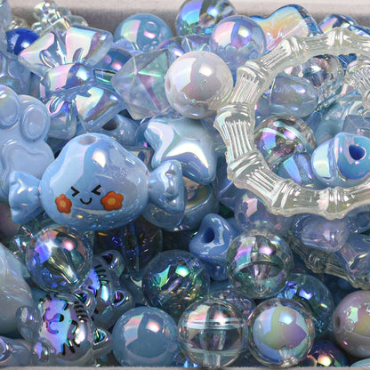 Acrylic loose beads DIY mobile phone chain bag chain beading accessories material