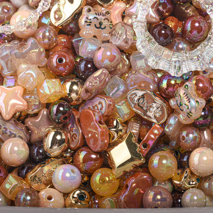 Acrylic loose beads DIY mobile phone chain bag chain beading accessories material