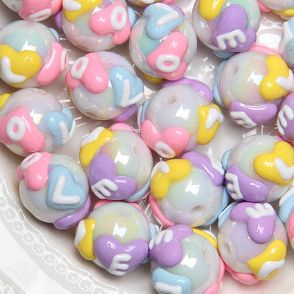 Viral Hand-Painted Resin Beads | DIY Beading Supplies | Phone Charm, Car Hanging, Bag Charm Loose Beads Wholesale DIY Accessories