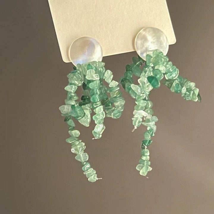 Bloom Cascade Handmade-Style Earrings