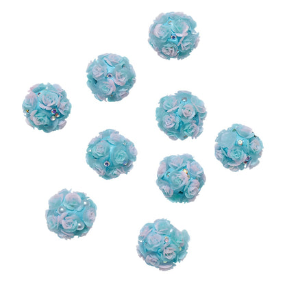 Rose Rhinestone Bead Charm for DIY Jewelry & Hanging Decor