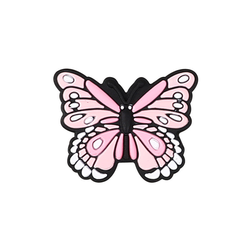 Butterfly Silicone Beads for Kids DIY Jewelry Making – Colorful Insect Focal Beads for Bracelets, Crafts & Accessories（20pcs)