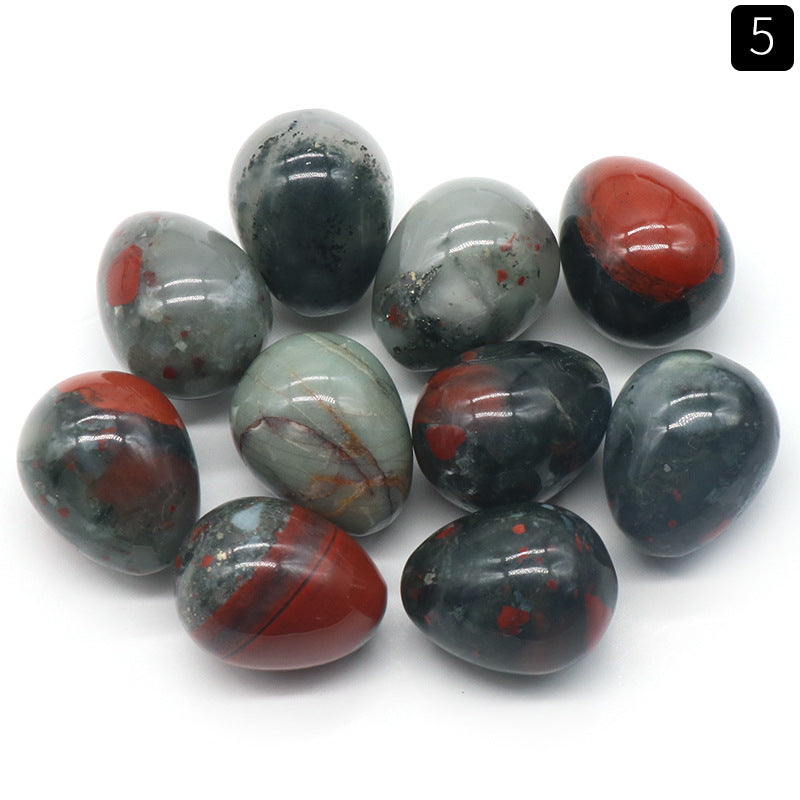The Genesis Collection: 20mm Mini Natural Crystal & Agate Eggs | Spiritual Home Decor & Easter Energy Gifts