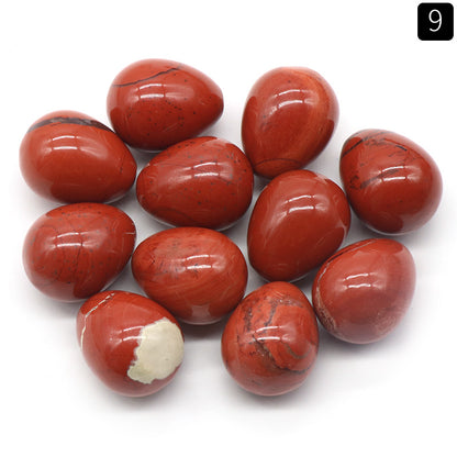 The Genesis Collection: 20mm Mini Natural Crystal & Agate Eggs | Spiritual Home Decor & Easter Energy Gifts