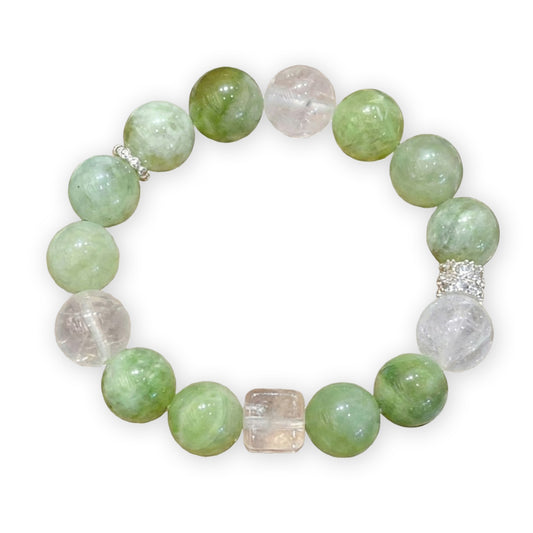 Green Jade Aura Crystal Bracelet