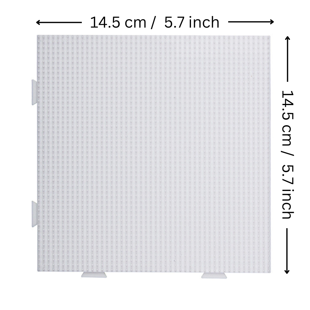 2.6mm fuse beads white pegboard