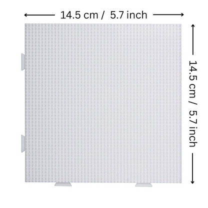 2.6mm fuse beads white pegboard