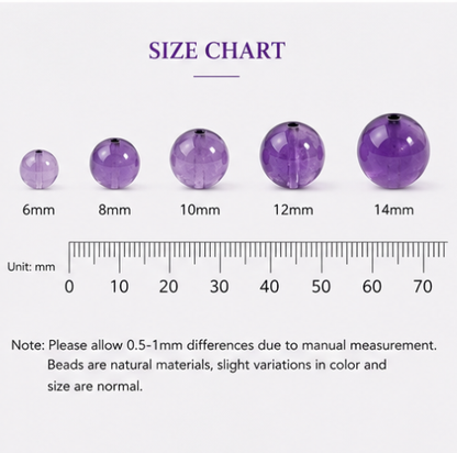 Amethyst Single Beads for DIY
